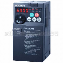 三菱變頻器FR-E720-0.1K日本原裝，電源三相220V,